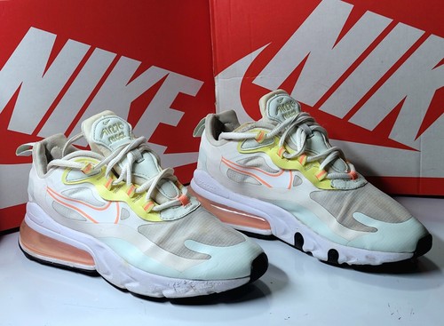 Nike Air Max 270 React Sz 7 Basketball Sneaker White Running Tennis Shoe CV8818 - Picture 2 of 11