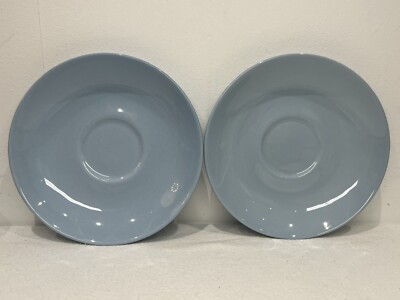 Wedgwood Summer Sky Untertasse X2 Blau Ersatz Ersatz 14,5 cm Vintage