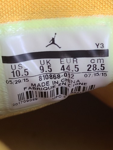 Nike Air Jordan CP3 CP3.IX Yellow Dragon Black Size 10.5 (810868-012) - Picture 7 of 8