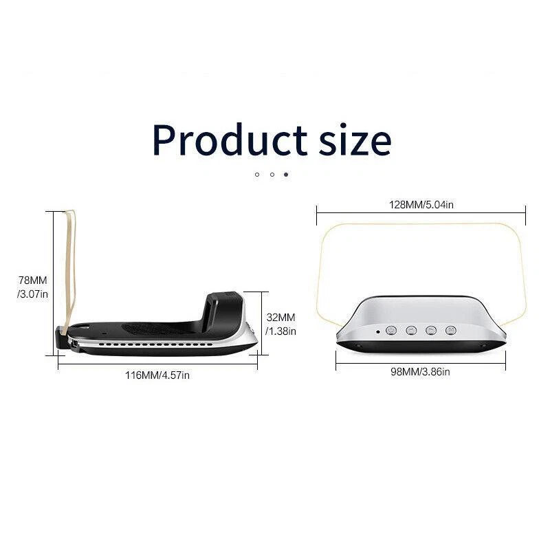 1x Car OBD2 GPS Head-up Display Navigation HUD Mirror HUD Projection Speedometer - Imagem 3 de 4