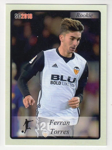 2017/18 FERRAN TORRES SC2018 ROOKIE CARD #254 BARCELONA RC L@@K!              nc