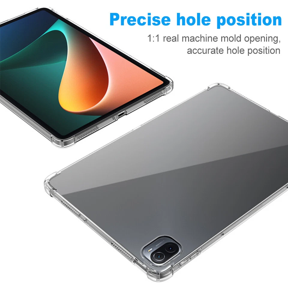 For Xiaomi Pad 5 Pro / Mi Pad 5 Tab Shockproof Transparent Silicone Case Cover - Image 4 of 4