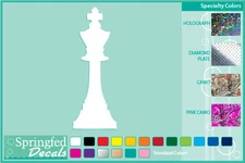 KING Chess Piece #1 cut vinyl decal car truck window sticker Chess Game