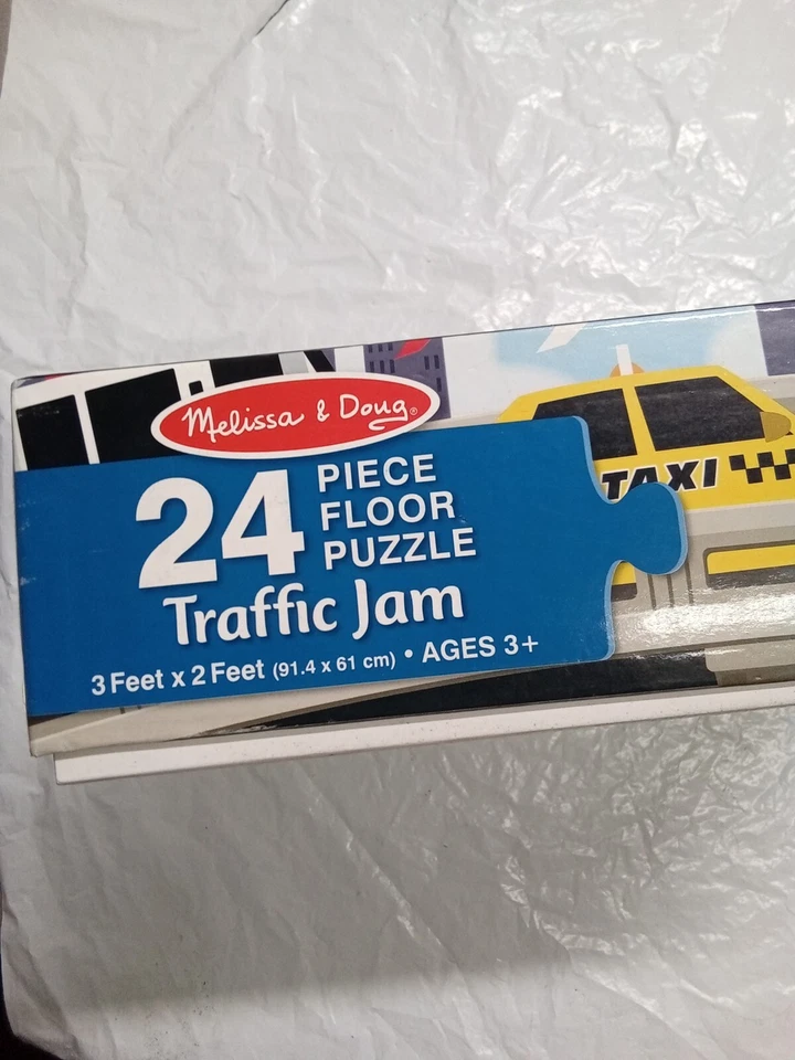 Rompecabezas de 24 piezas MELISSA & DOUG Traffic Jam (3 pies x 2 pies) Foto 2 de 4