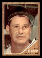 1962 Topps Baseball #121 Billy Hitchcock NM/MT (Green Tint)
