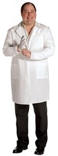 Lab Coat White Adult Medical Doctor Scientist Costume Rasta Imposta Plus Size