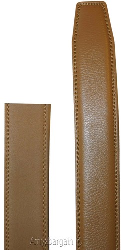 Correa cinturón hombre piel camel talla xl. 43" correa cuero genuino correa nueva solamente - Imagen 10 de 15