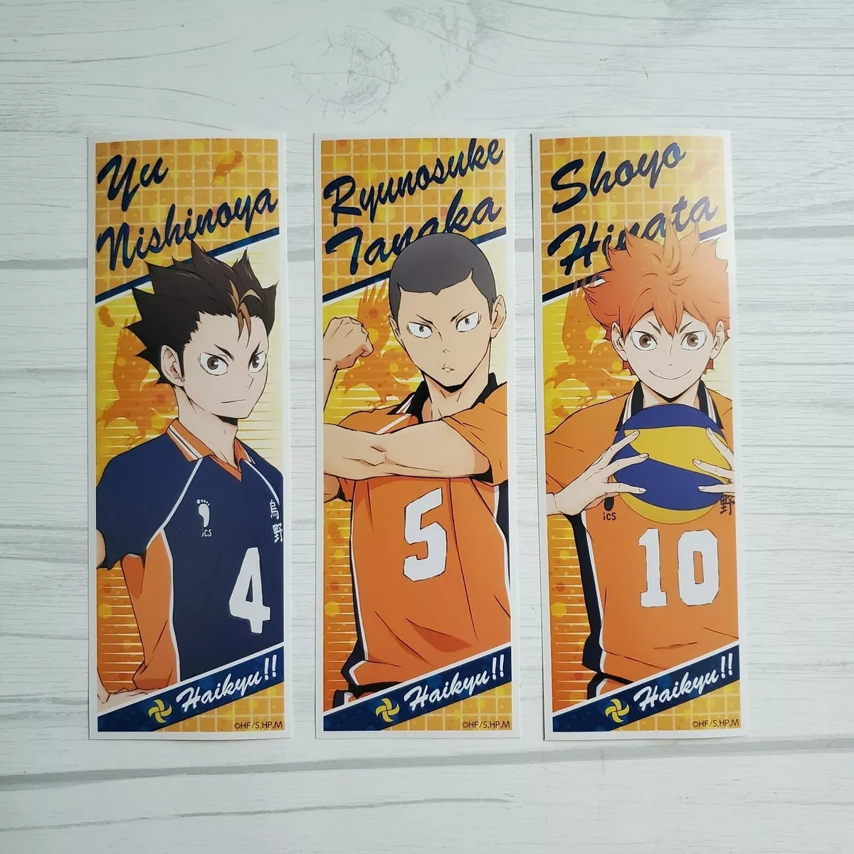 Haikyuu TO THE TOP Stickers - Nishinoya, Tanaka & Hinata