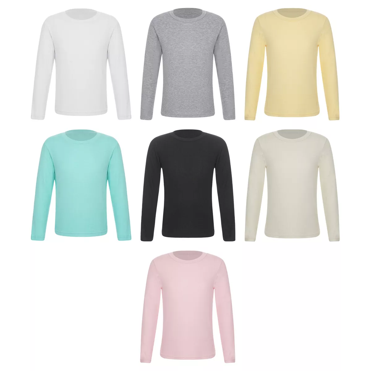 girls solid shirts