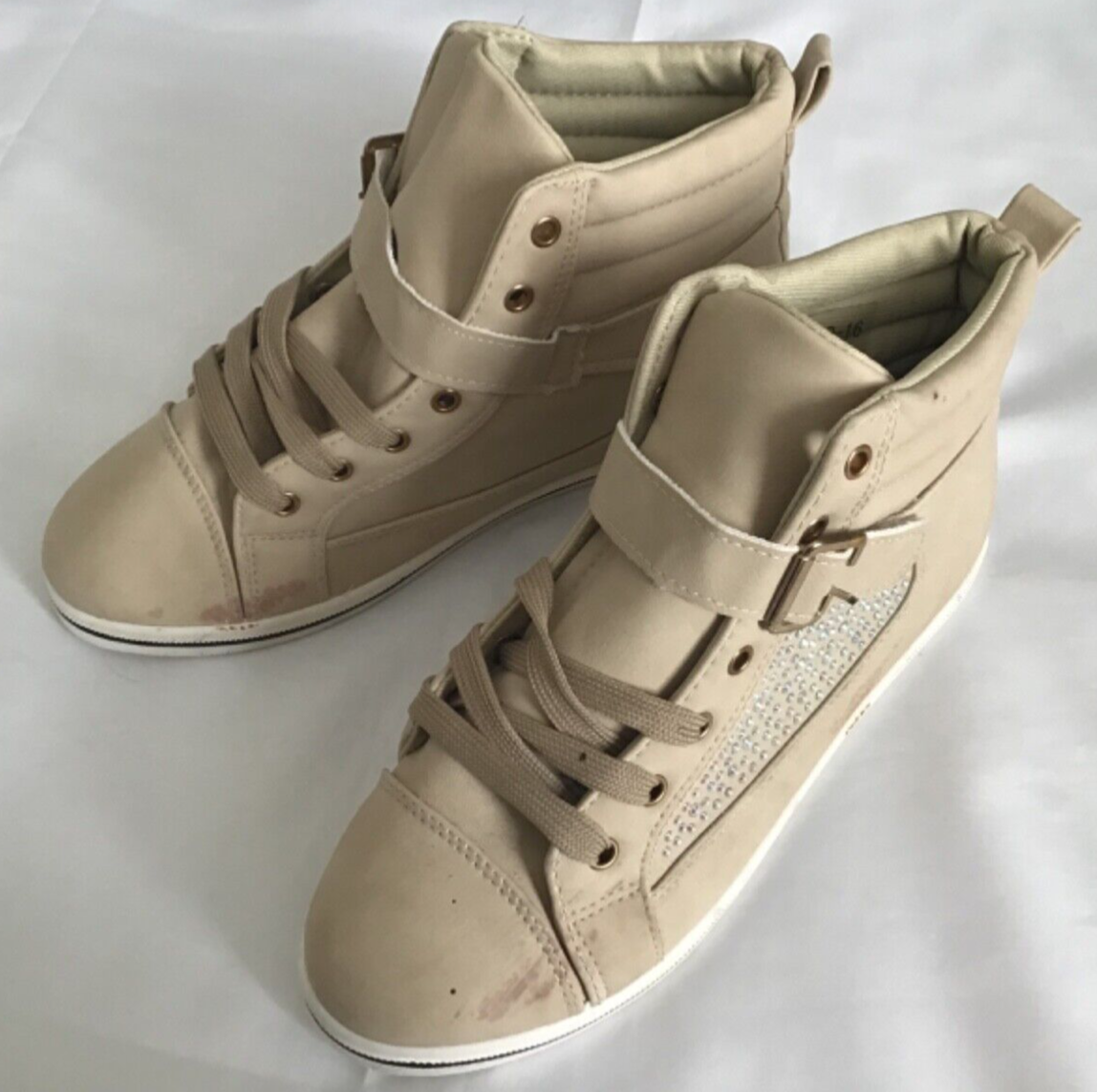 Trainers Sneaker High Beige Damen SHOES WOMENS BEIGE