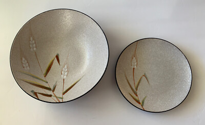 UCAGCO  WILD RICE Vegetable Serving bowl And Salad Plate