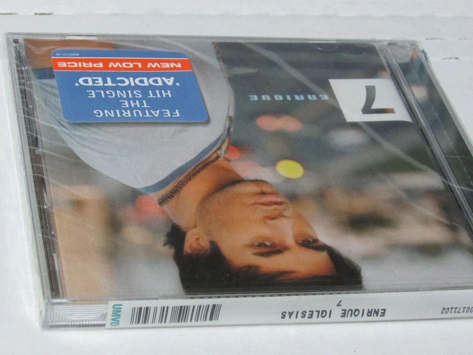 Энрике Иглесиас - семь (CD) новый/запечатанный * отверстие в чехле * купить 2 получите 1 бесплатно - Изображение 4 из 4