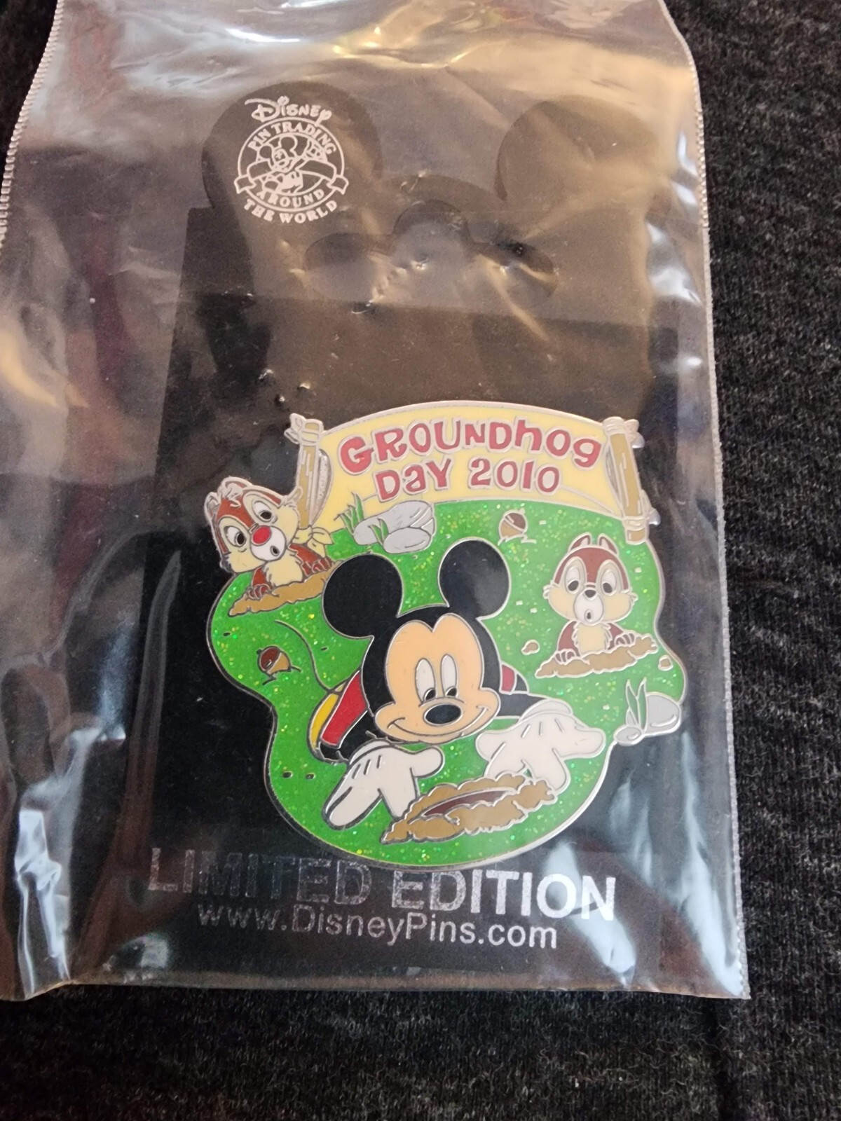 Pin Disney Groundhog Day 2010 Mickey Mouse Chip Dale LE 2000 Pin On ...
