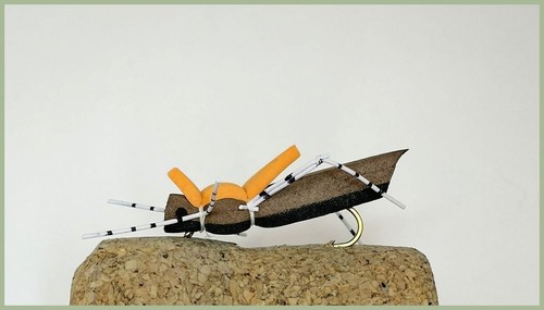Moscas de pesca de insectos de espuma, 18 por paquete, mixto. Talla 8, para pesca con mosca, moscas de espuma - Imagen 2 de 7