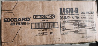 12 Pack Ecogard X4610 Premium Engine Oil Filter for 1993-2002 Mazda 626