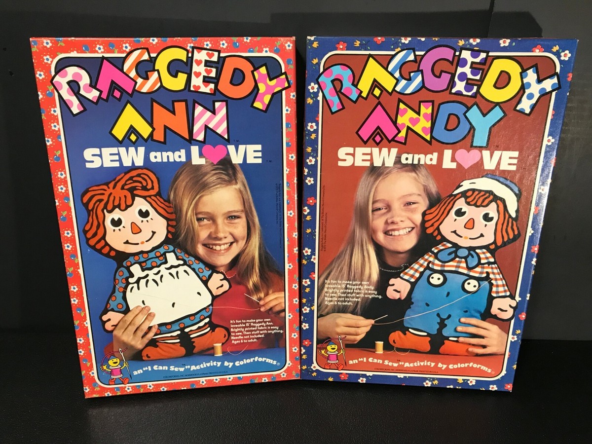 Raggedy Ann & Any Sew and Love Activity Set by Colorforms 1975 | eBay
