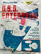 vtg 1994 Star Trek USS Enterprise HELIUM BALLOON birthday NCC 1701 - 4 feet long