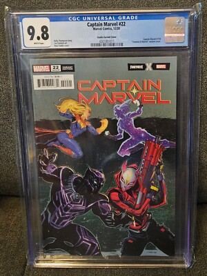 Captain Marvel #22 CGC 9.8 Fortnite X Marvel Cover Coello Variant