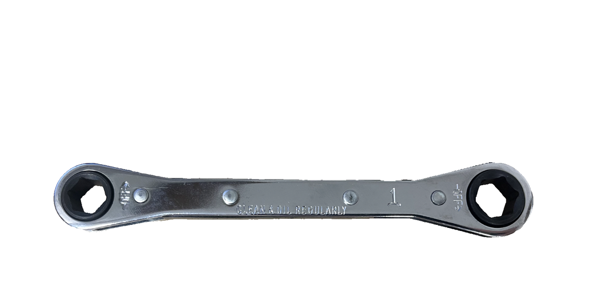 Proto 1192-A 6 Point Straight Ratcheting Box Wrench 3/8X7/16 Made