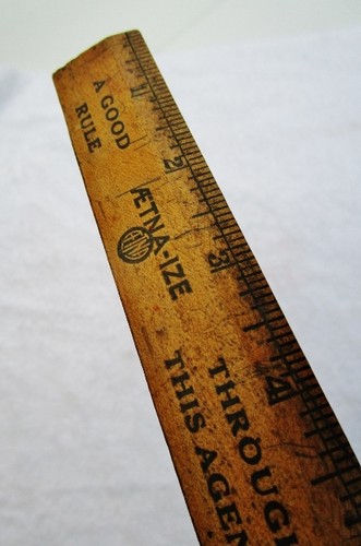 RD VanFleet, Whitehouse Station, NJ: Antique Vintage Aetna Insurance Adv Ruler - Picture 6 of 6