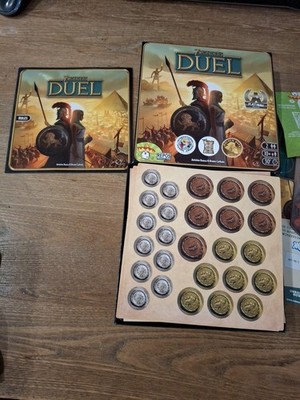7 Wonders Duel Board Game Repos Production 2015 - Complete *unpunched*