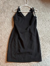 Loft Women’s Sleeveless V-Neck Little Black Dress Size 12
