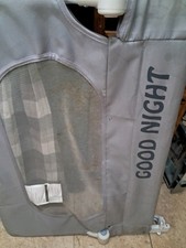 Mesh Baby Bed Bumper/Breathable -gray Anti Fall Cot Protector