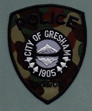 Gresham Oregon Police Patch