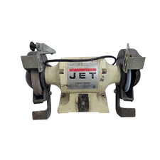 JET 6" BENCH GRINDER, JBG-6A, 1/2 HP, 1 PH, 115 V, 5 A, 1/2" ARBOR, **WORKS**