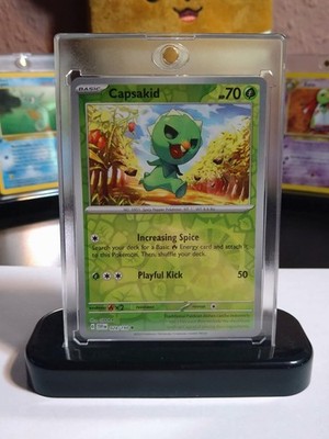 Pokemon TCG Karte - CAPSAKID - 028/198 Reverse Holo Englisch Karmesin & Purpur