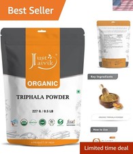 100 Organic Triphala Powder 227 gm / 0.5 lb  Supports Immunity  Digestive ...