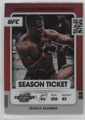 2022 Chronicles UFC Contenders Optic Season Ticket Red /199 Francis Ngannou 1h1x