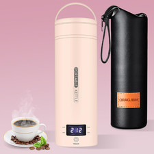 Travel Electric Kettle - Portable Mini Tea Coffee Kettle Water Heater PINK