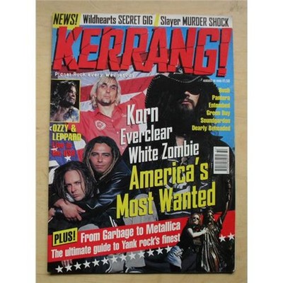 VARIOUS METAL KERRANG NO.609 MAGAZINE AUGUST 10 1996 - KORN/EVERLEAR/WHITE ZOMBI