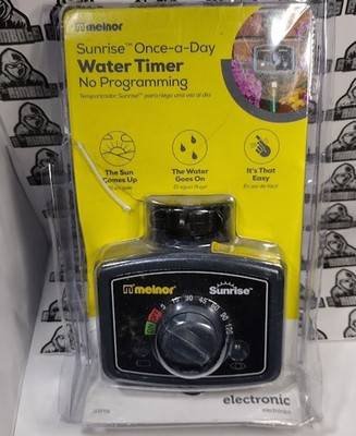 Water Timer Sunrise Once-A-Day NEW Op Bx Irrigation System Hose Connect Melnor
