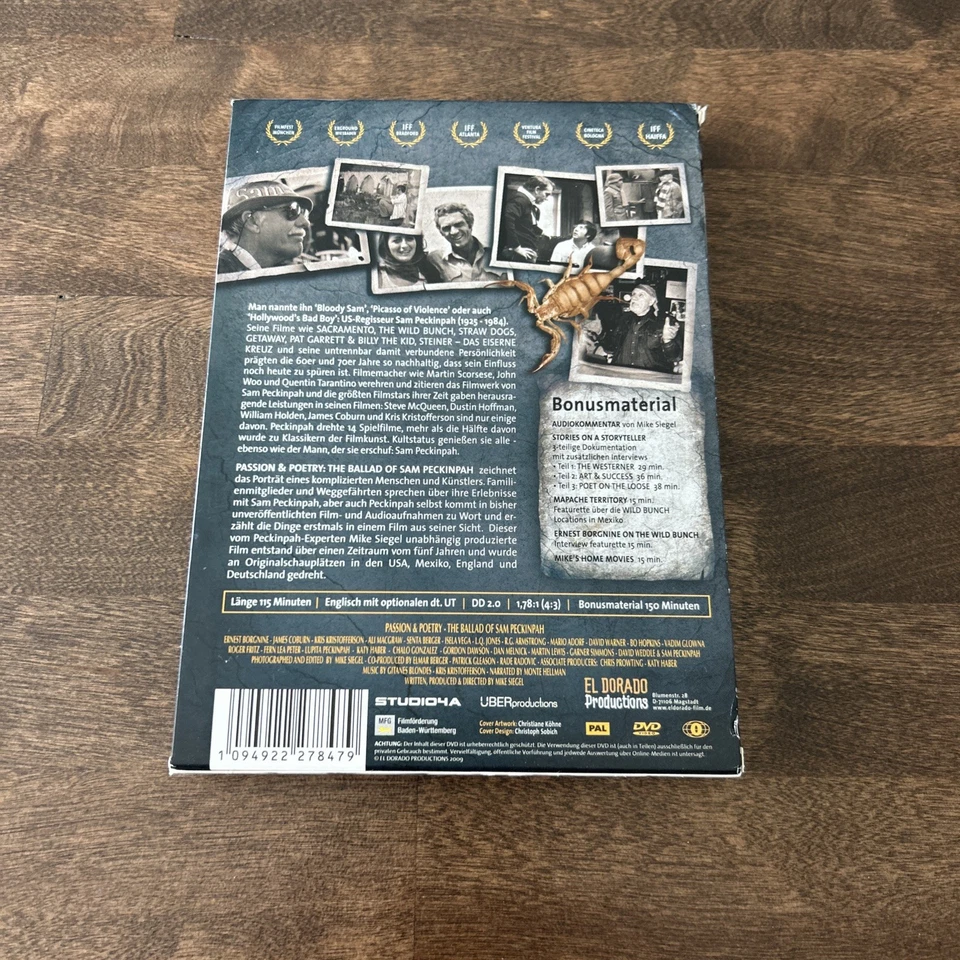 Passion and Poetry – The Ballad of Sam Peckinpah 2-Disc Special Slipcase -Signed Foto 3 de 4