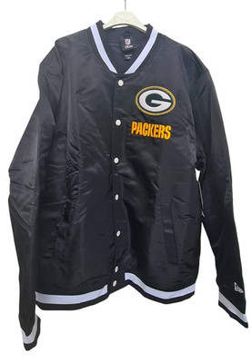 New Era Logoselect Green Bay Packers Jacke Herren Bomberjacke schwarz Größe XXL