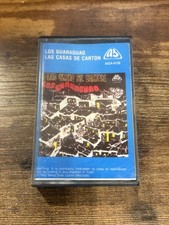 Los Guaraguao Las Casas De Carton Cassette Tape Rare Latin Cuatro, Nueva Cancio