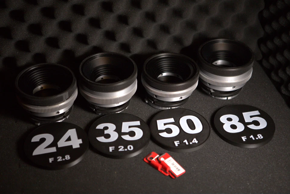 Canon FD SSC Cine Mod 24/35/50/85mm - Rehoused DIY Kit for Filmmaking - Image 2 of 4