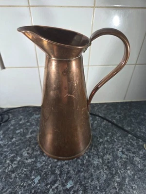 Vintage Joseph Sankey & Sons Art Nouveau Large Copper Jug. - Image 1 of 4