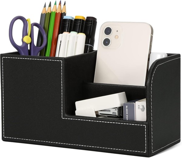 Stiftehalter Schreibtisch Organizer Schwarz BüRobedarf ZubehöR Dekor-image