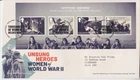 GB ROYAL MAIL FDC COVER 2022 UNSUNG HEROES WOMEN STAMP SHEET TALLENTS PMK