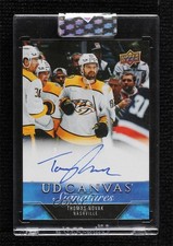 2023-24 Upper Deck Clear Cut Canvas Signatures Thomas Novak #CS-TN Auto 03uh