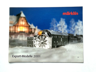 Märklin H0 und Z Export-Modelle Prospekt von 2001 Top-Zustand