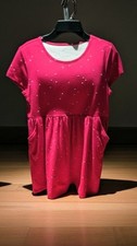 Wonder Nation Girls Play Dress with Short Sleeves Size Medium 7-8 NWT