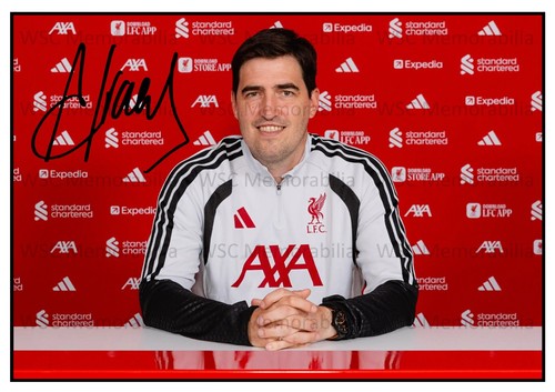 10925. Andoni Iraola Signed Pictures (A4 Prints) Liverpool Bournemouth etc.