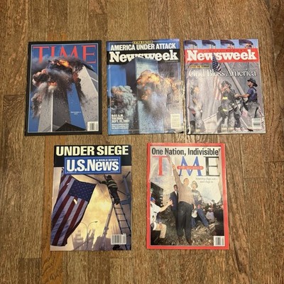 9.11 米同時テロ特集 TIME誌＋Newsweek誌 US版（4冊セット） 9.11 米