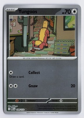 Yungoos - MEG #109/132 ME01: Mega Evolution Reverse Holofoil NM