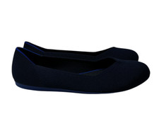 Rothy's Flats Women's Size 10.5 The Flat Navy Solid Round Toe Comfort 001-113