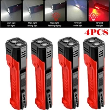 Cordless LED Work Light Rechargeable Portable Flashlight Magnetic COB Light+Hook